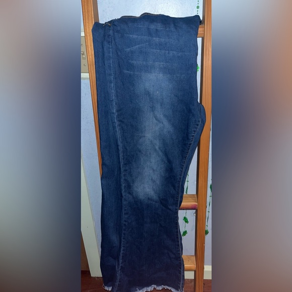 Red Bottom High Rise Flare - Picture 2 of 5